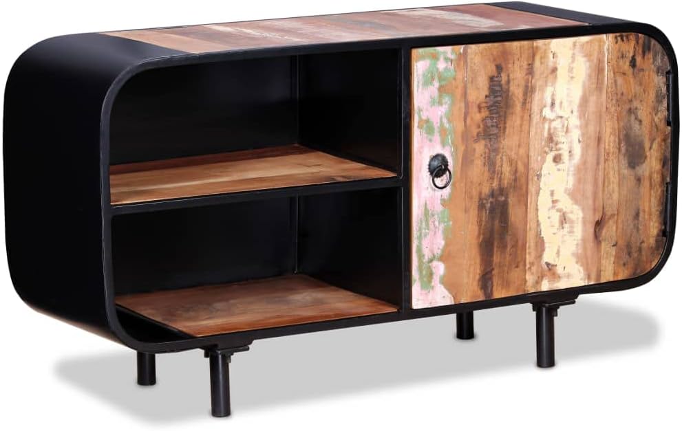 Modern AV Cabinet Media Storage Cabinet Audio Video Media Stand Cabinet