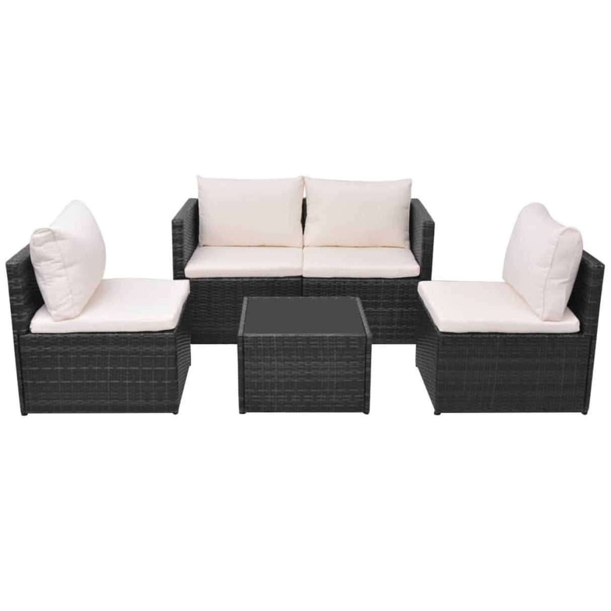5 Piece Patio Set with Cushions Patio Furniture Sets Outdoor Sectional Furniture