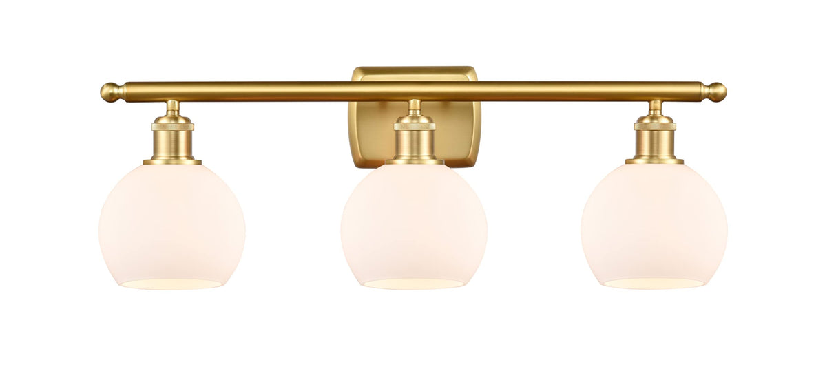 516-3W-SG-G121-6 Three Light Bath Vanity from Ballston Collection