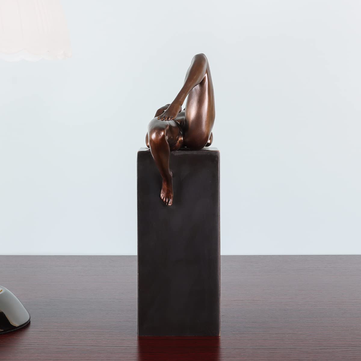 Bronze Reclining Sexy Nude Adult Female Statue Figurine Erotic Naked Woman Sculpture Art Collection