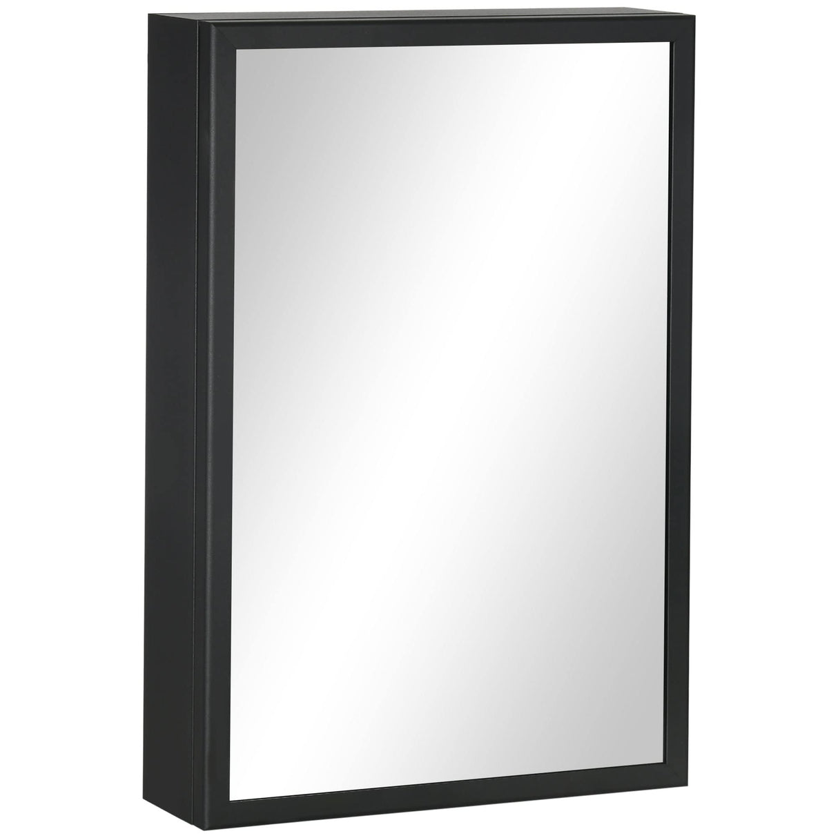 Wall-Mounted Medicine Cabinet with Mirror, Stainless Steel Bathroom Mirror Cabinet Wall