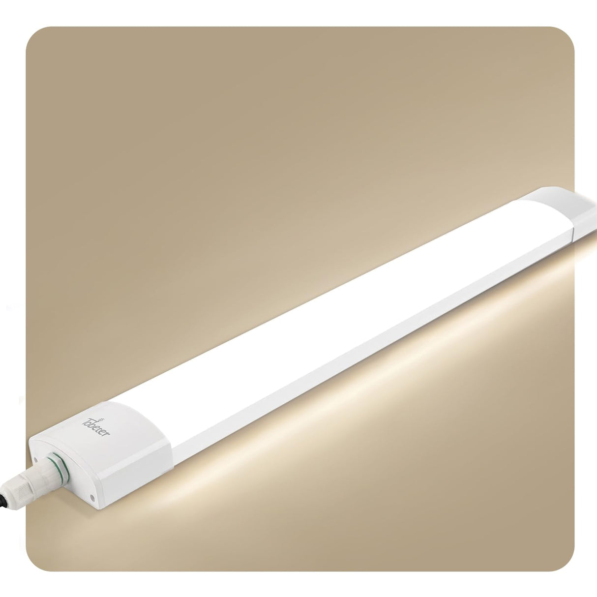 4FT LED Vapor Tight Light Fixture,LED Shop Light,Linkable LED Tube Light Fixture