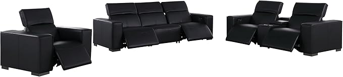 Umbria 3 Piece Power Recliner Sofa Set | Couch, Loveseat and Chair