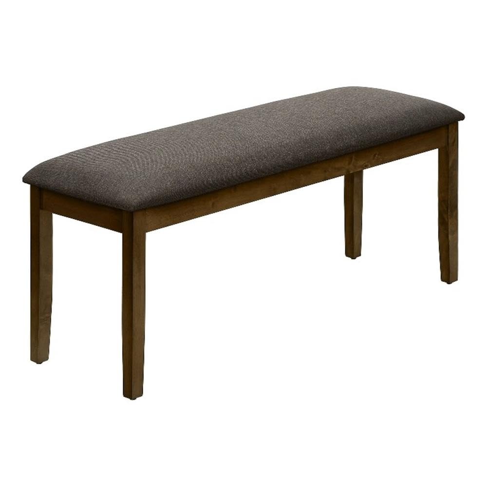 Rectangular, Upholstered, Wood, Dining Room Bench