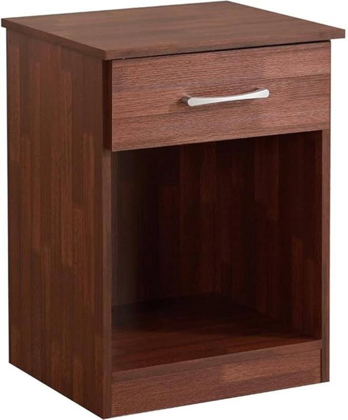 Lindsey 1 Drawer RTA Nightstand in Cherry