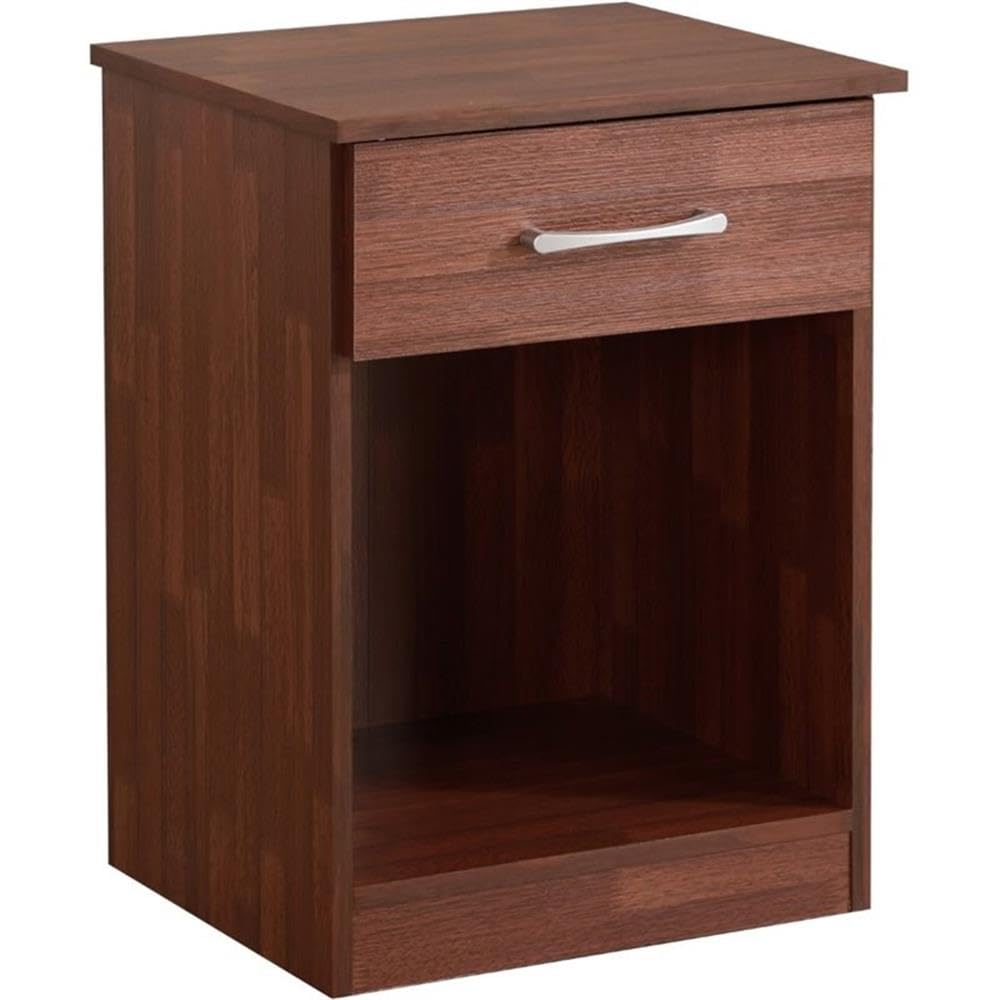 Lindsey 1 Drawer RTA Nightstand in Cherry