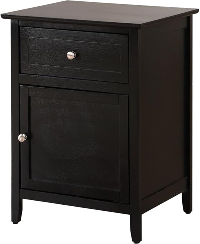 1 Drawer 1 Door Nightstand in Oak