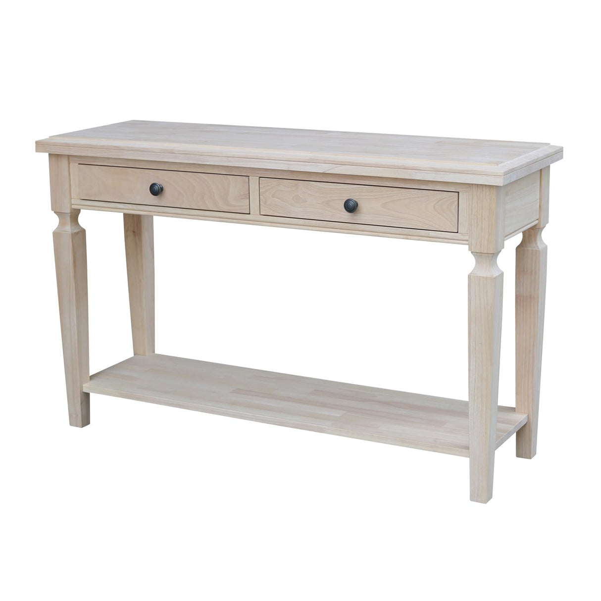 IC International Concepts Vista Console/Sofa, Unfinished Accent Table, 16D x 48W x 30H