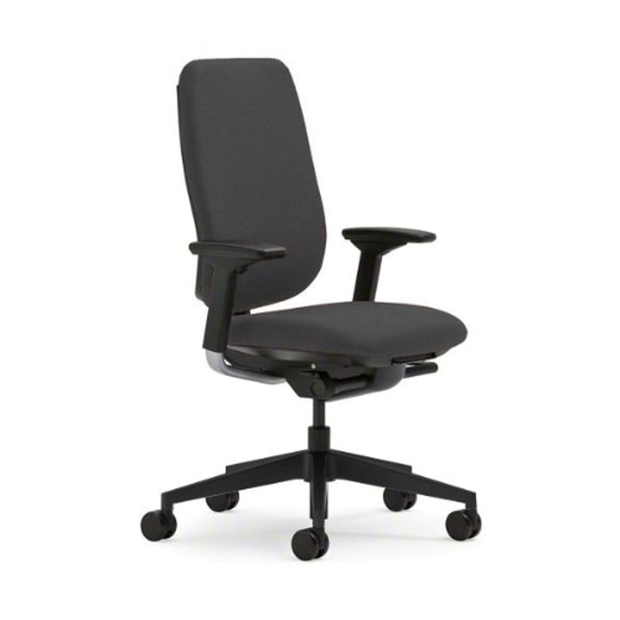 Chair, Grey Fabric -