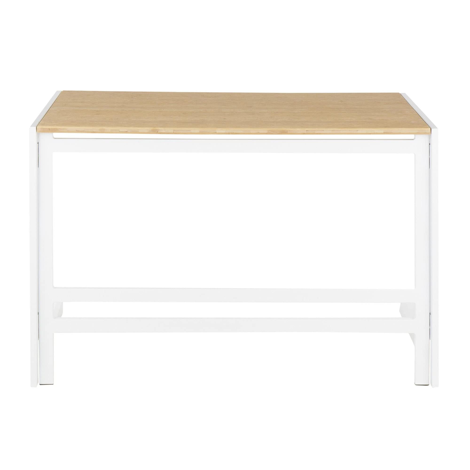 Roman Natural Wood Desk, Home Office Desk, Computer Desk, White Desk