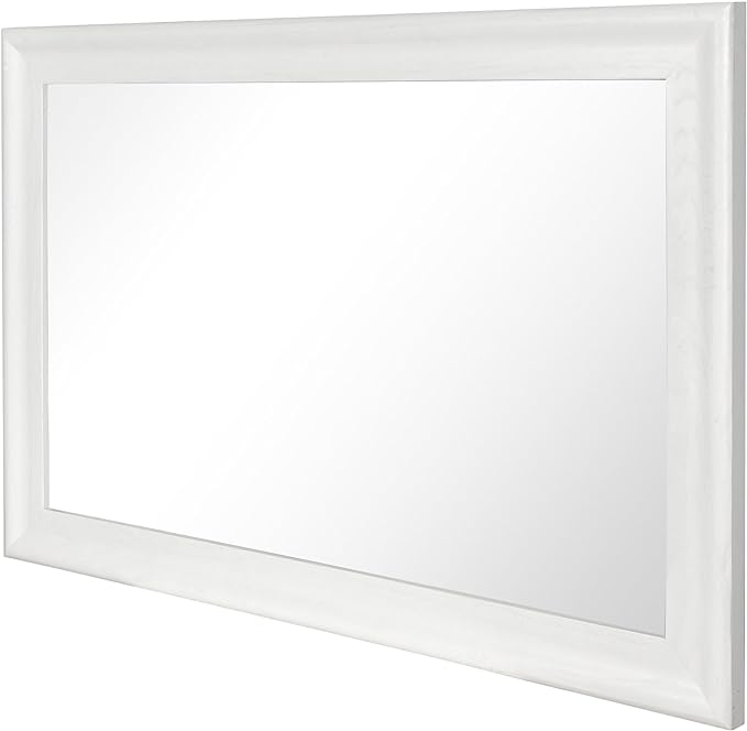 Solid Wood Framed Rectangle Bathroom Mirrors