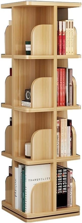 bookcases Rotating Bookshelf 360° Book Storage Rack Picture Book Rack Living Room