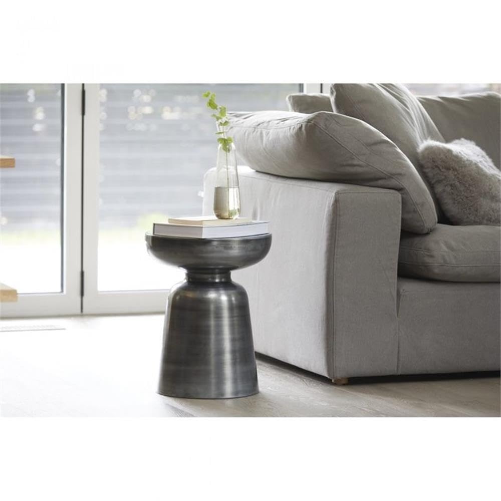 Modern/Contemporary Accent Table in Silver Finish