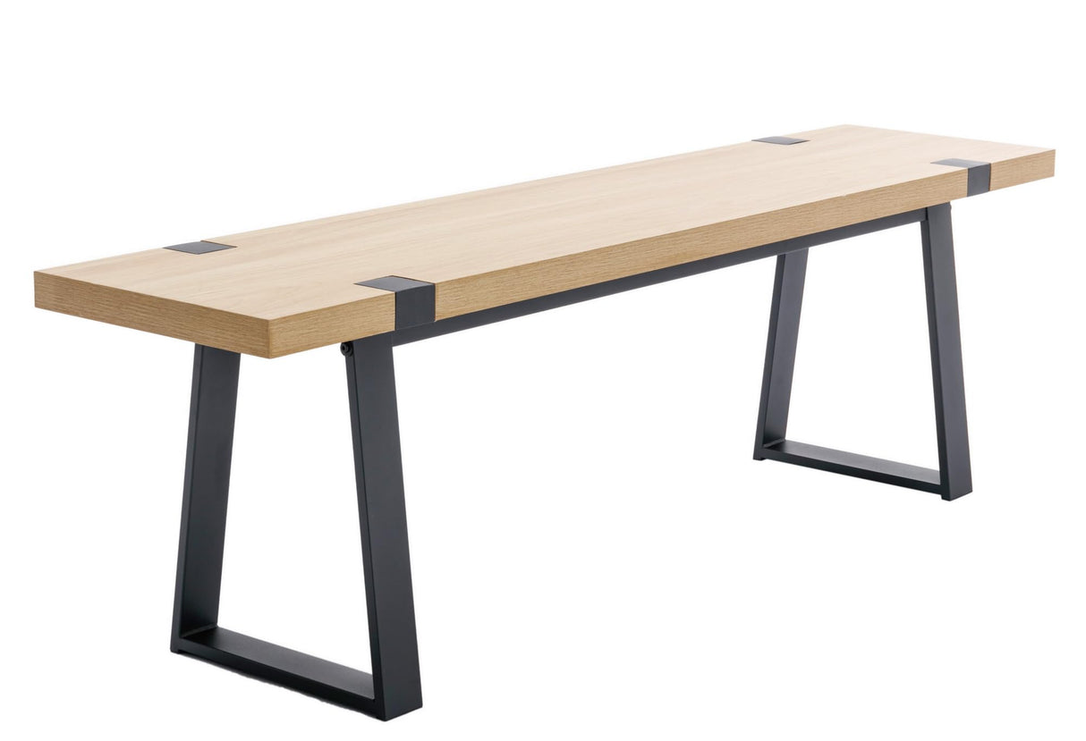 Wooden Dining Bench 60” Industrial Table Benches