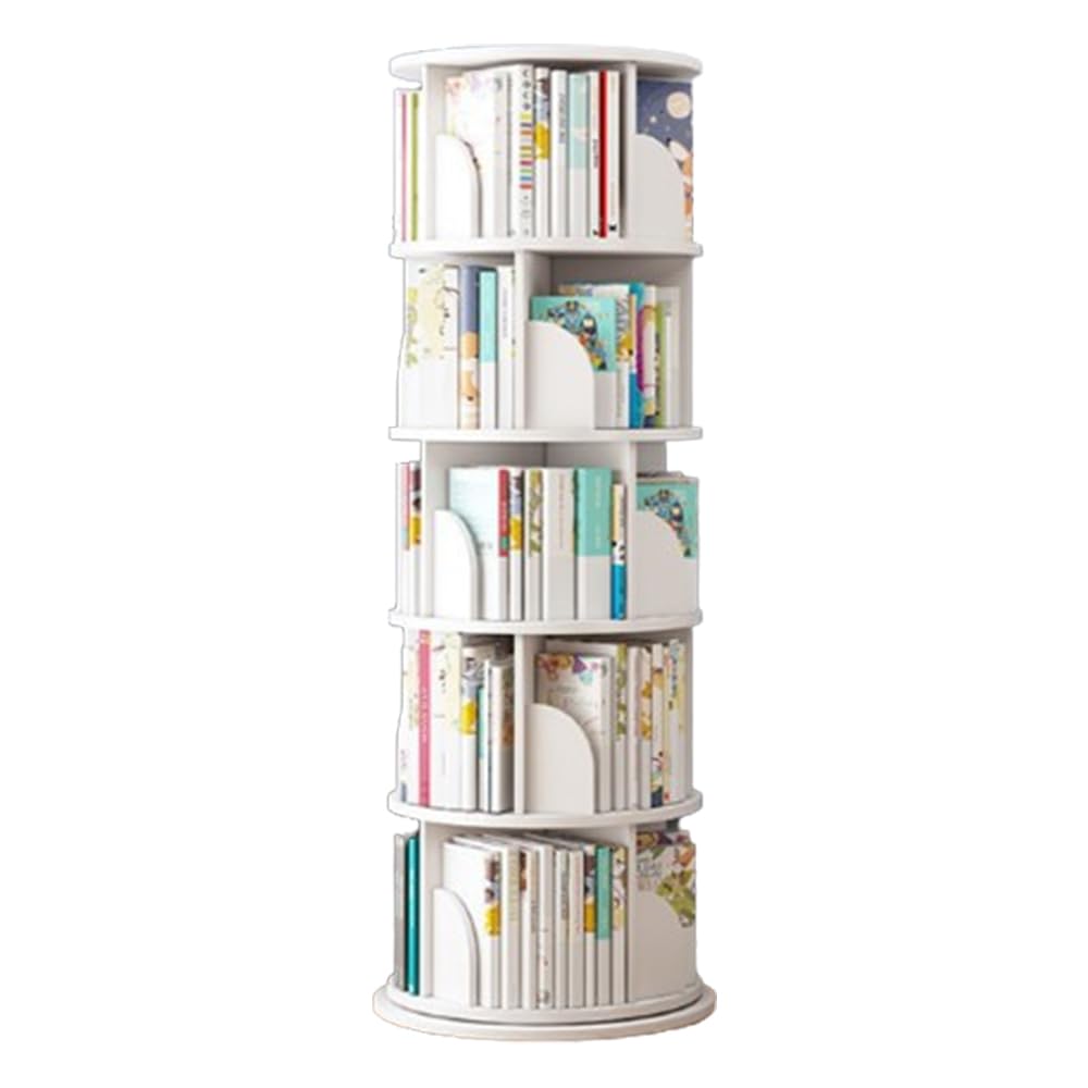 Rotating Bookshelf, Floor Saving Children's Picture Book Shelf, Simple Bookshelf