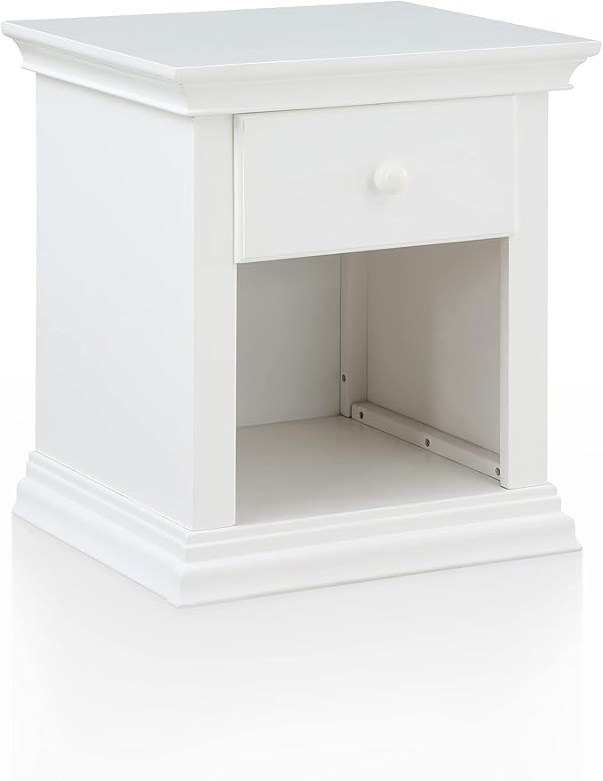 Olive & Opie Connelly Nightstand in Midnight Blue and Vintage Walnut