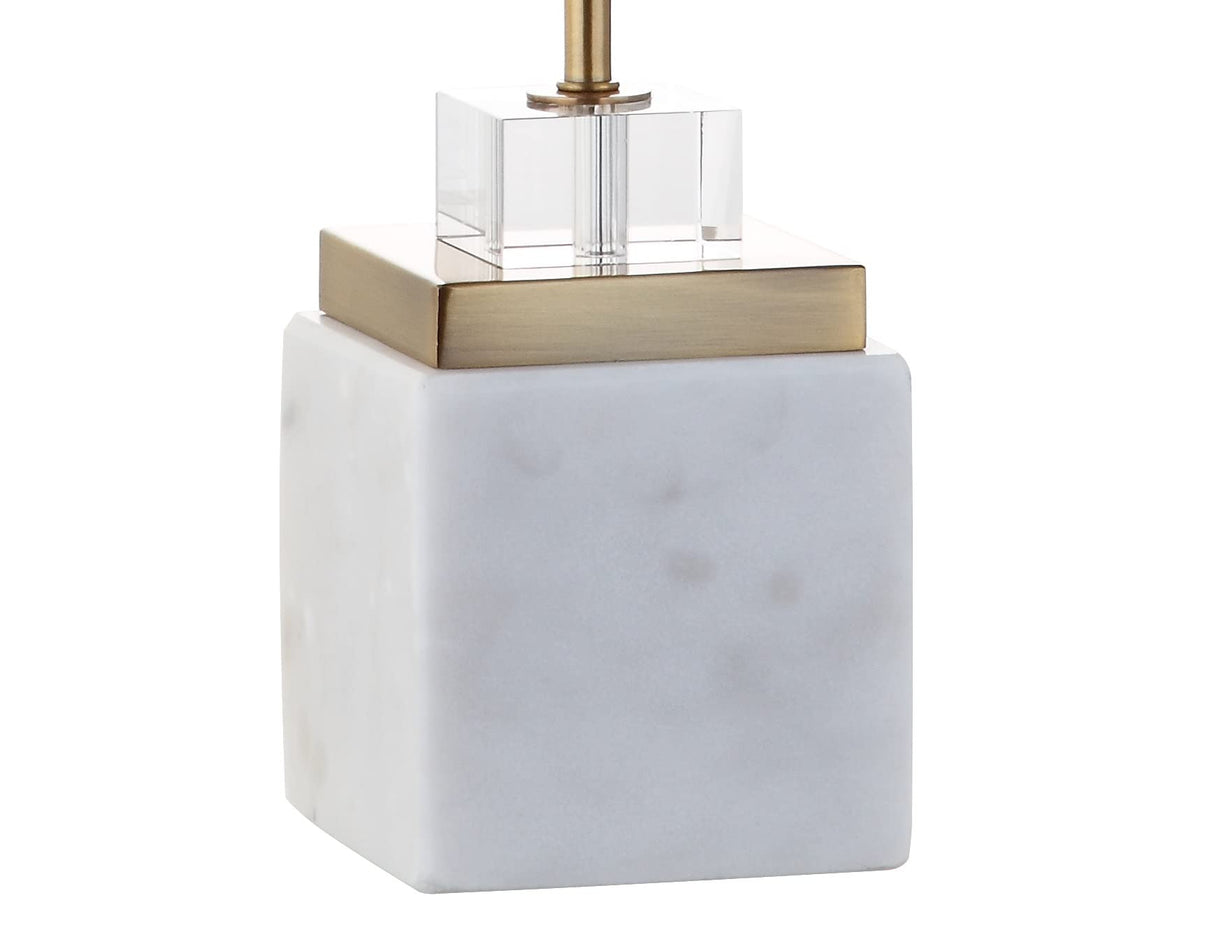 Set of 2 Table Lamps Dawson 30" Marble/Crystal LED Table Lamp