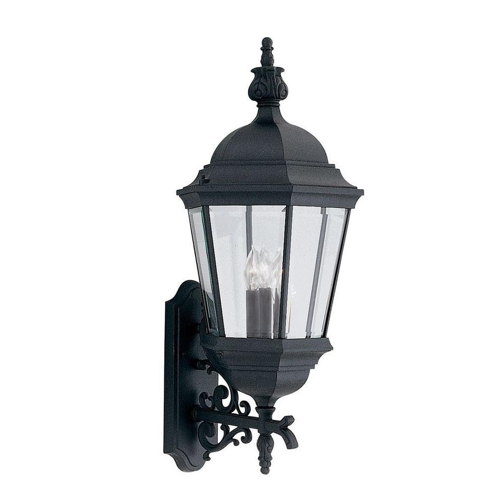 2952-BK Value Collection Wall Lanterns, Black