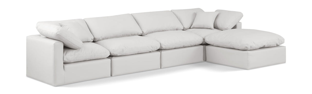 146Cream-Sec5A Indulge Collection Modern | Contemporary Modular Sectional