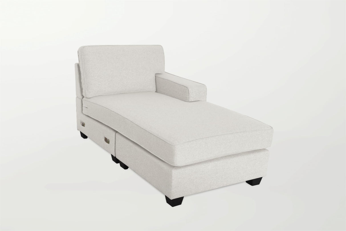 130'' Reversible Modular Sofa Couche with Ottoman Sectional