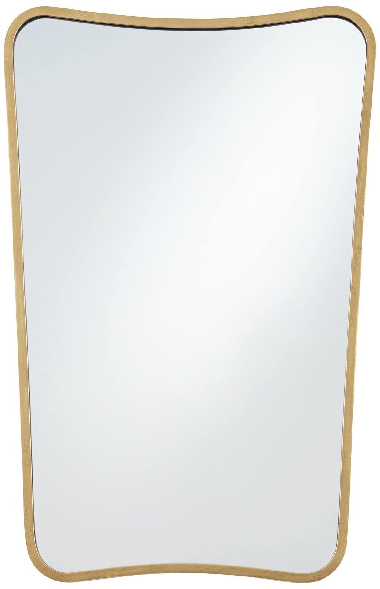 Segundo Metal Brass 22" x 34" Wall Mirror