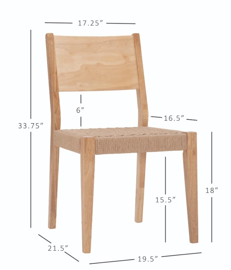 Modern Natural Wood Syracuse Dining, Five Piece Set