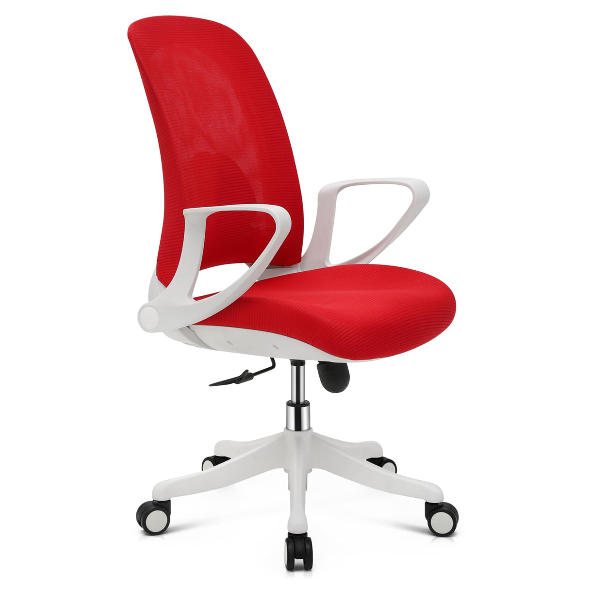 Ergonomic Mesh Office Chair with Lumbar Support and Flip-up Arms