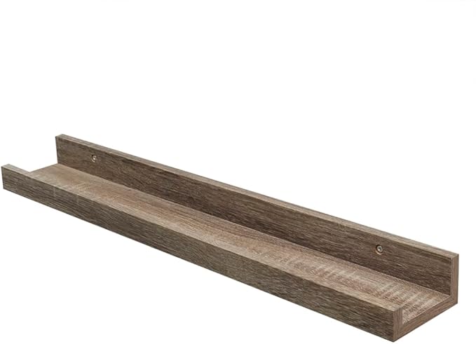 24" Floating Shelves, Wall Shelves for Bathroom, Living Room, Bedroom