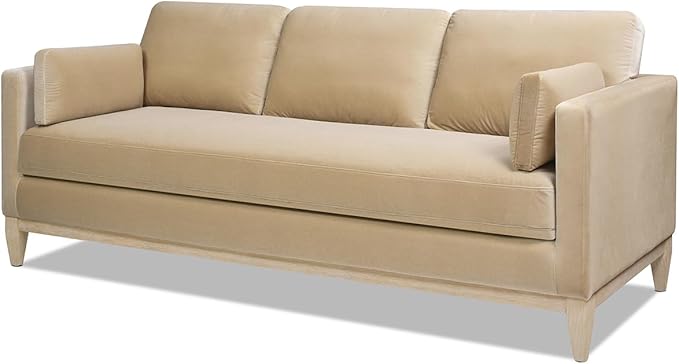 Knox 84" Modern Farmhouse Velvet Living Room Sofa Couch