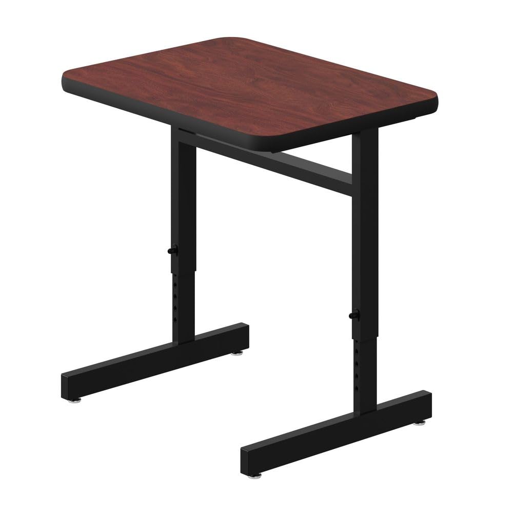 20"x27" Computer Desk, Height Adjustable (21"-29") Durable Mahogany High Pressure