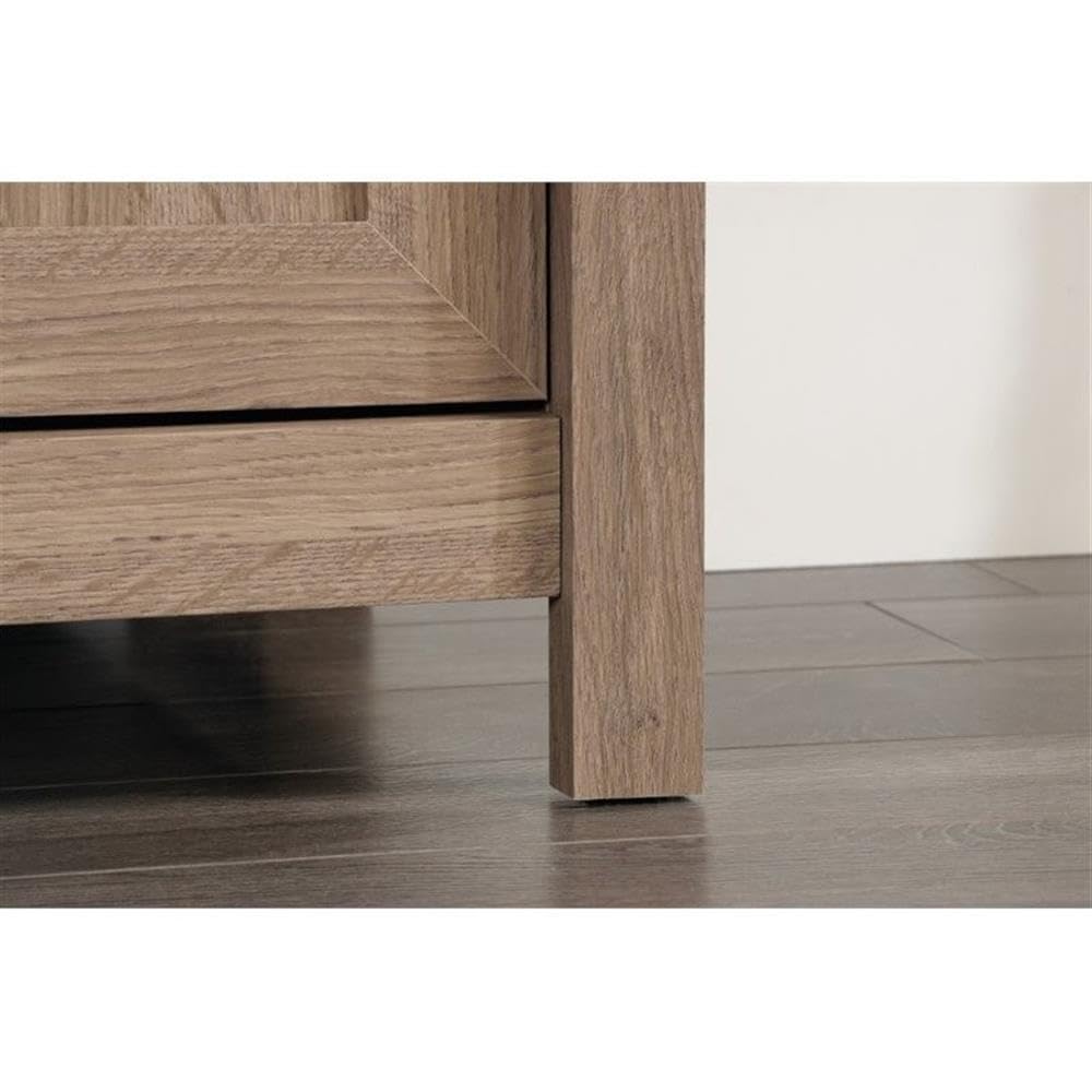 Panel TV Stand, For TVs up to 47", Salt Oak finish