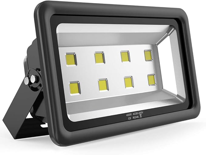 400W Outdoor LED Flood Light, 40000LM Super Bright, 110-285V, IP66 Waterproof