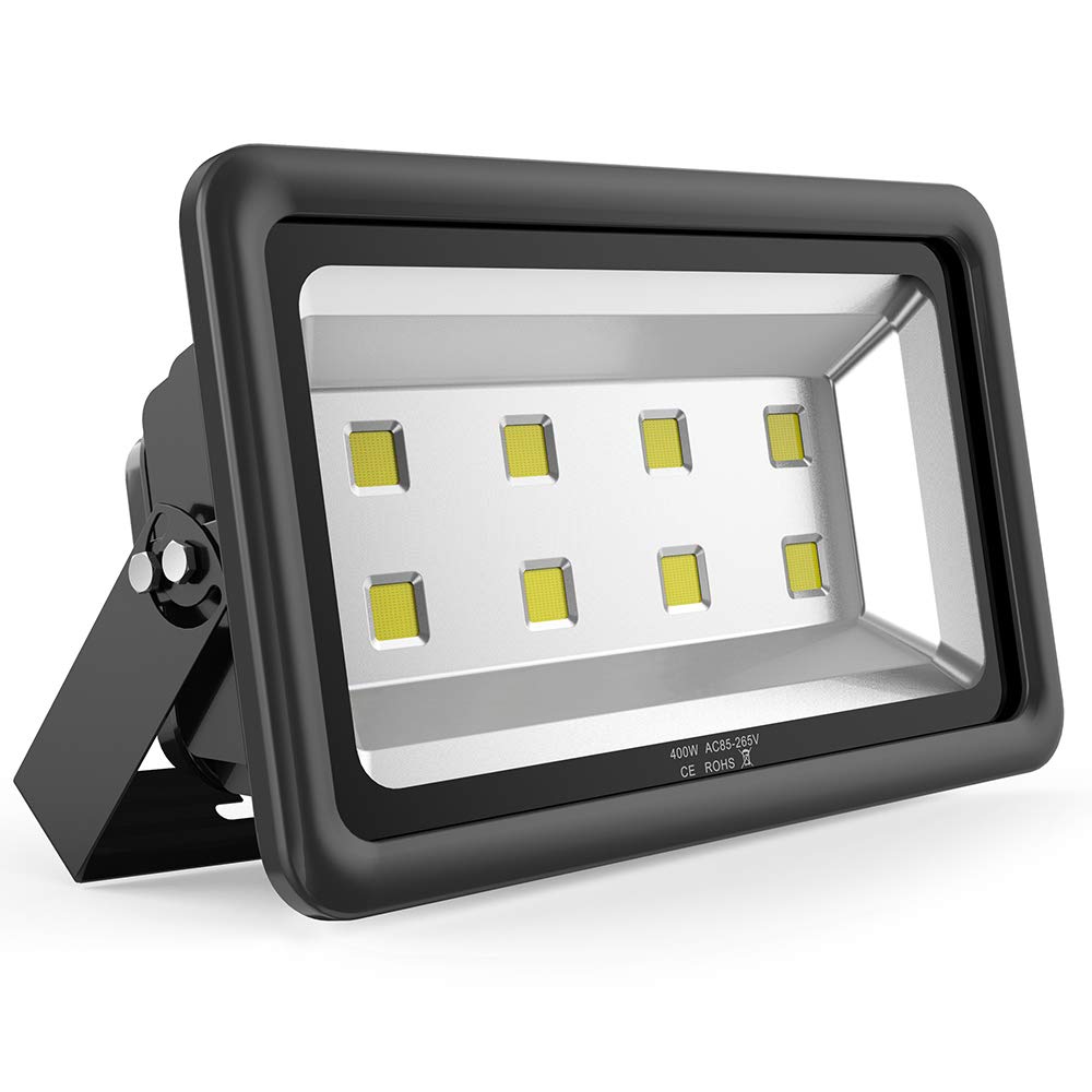400W Outdoor LED Flood Light, 40000LM Super Bright, 110-285V, IP66 Waterproof