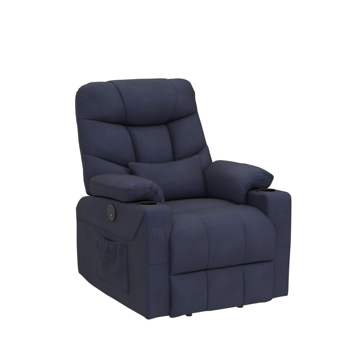 Power Lift Recliner Chair for Elderly, Lift Chair with Heat and Massage, Power Lift Recliner Chair for Living Room with Infinite Position, USB-A&C, Cup Holder, Side Pocket