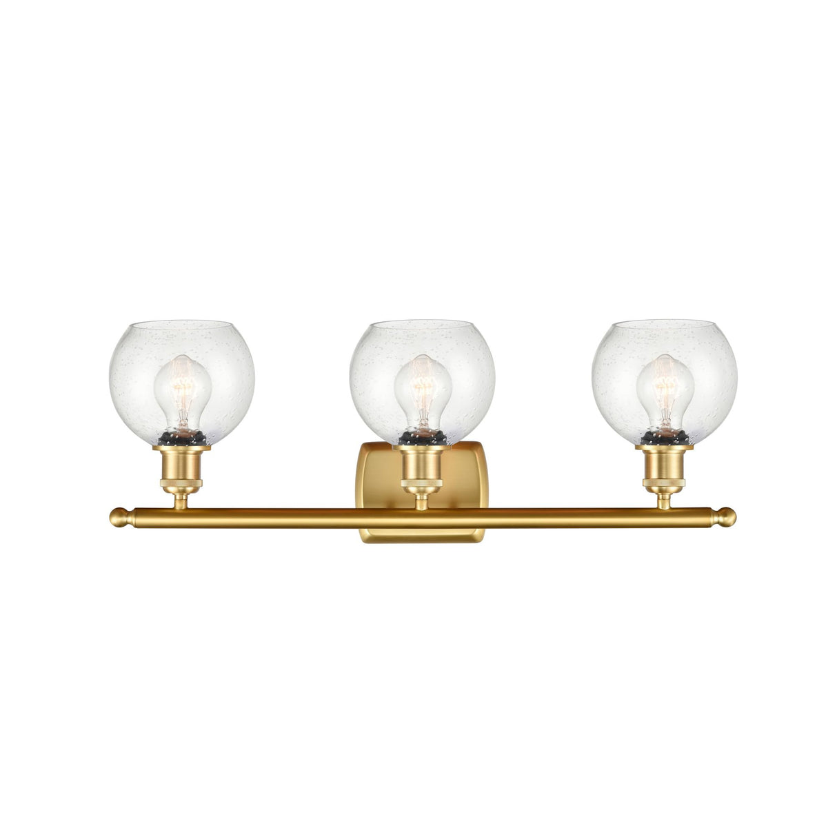 516-3W-SG-G121-6 Three Light Bath Vanity from Ballston Collection