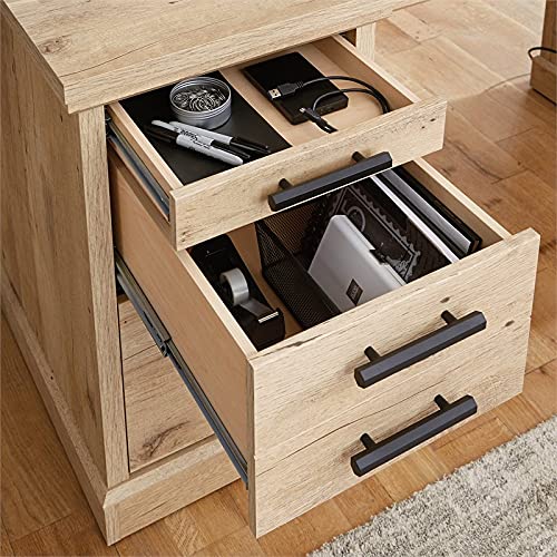 3-Piece Executive Office Set – Hutch, Credenza Desk & Utility Stand