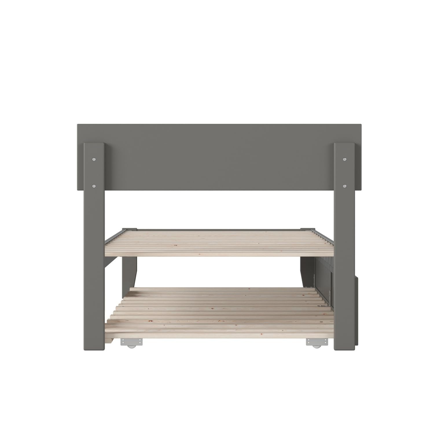 AFI Warren Solid Wood Twin Bed w/Footboard & 2 Drawers in Walnut