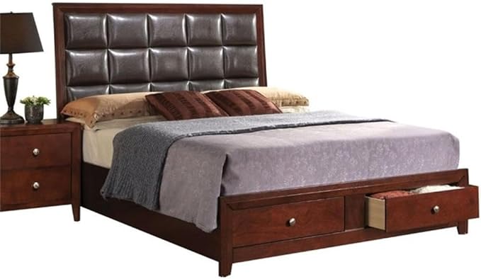 Ilana 9 Drawer Dresser in Brown Cherry