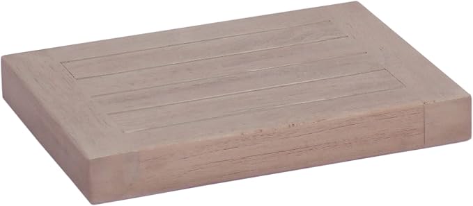 36" Moa-Elite Gray Teak Floating Wall Shelf