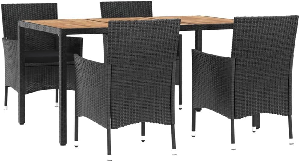 Elegant 5-Piece Patio Dining Set for Cherished Moments, Comfortable Cushions