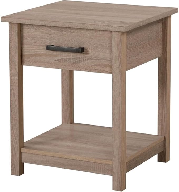 Salem 1 Drawer Nightstand in Sandle Wood
