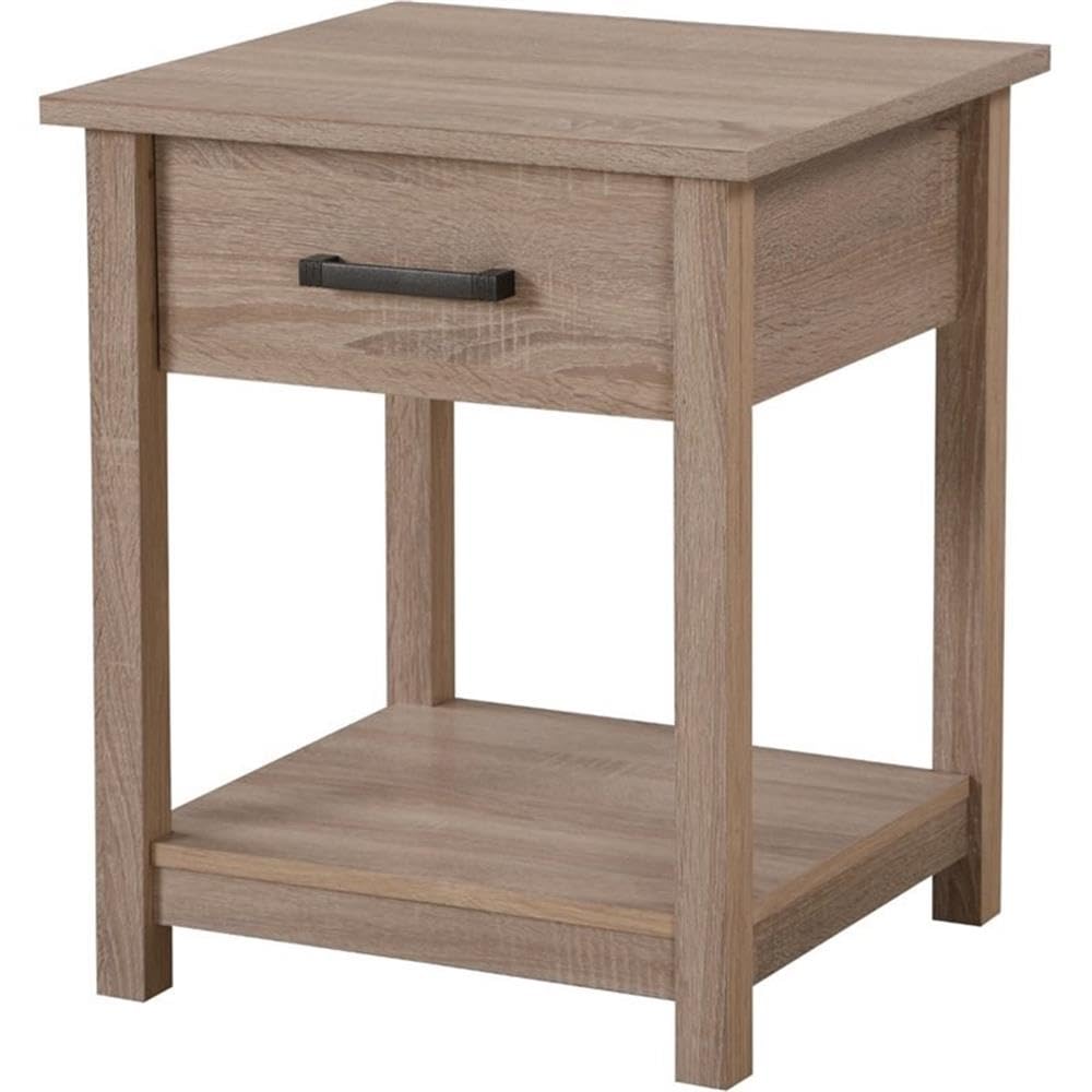Salem 1 Drawer Nightstand in Sandle Wood