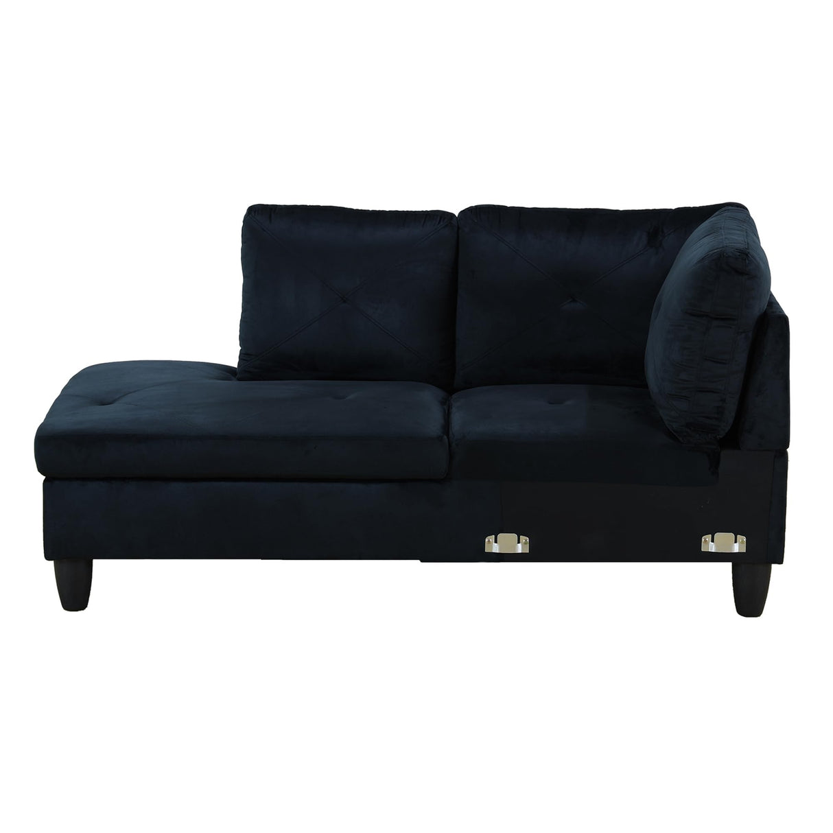 97" W Sectional Sofa with Chaise, Modular Sectional Sofa for Living Room