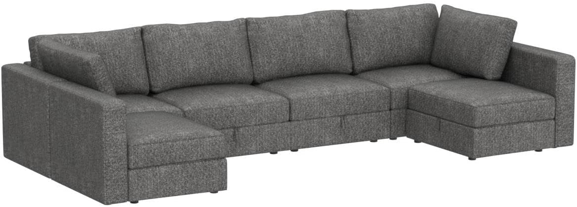 Oversized Modular Sectional Sofa Reversible U Shaped Sectional Couch