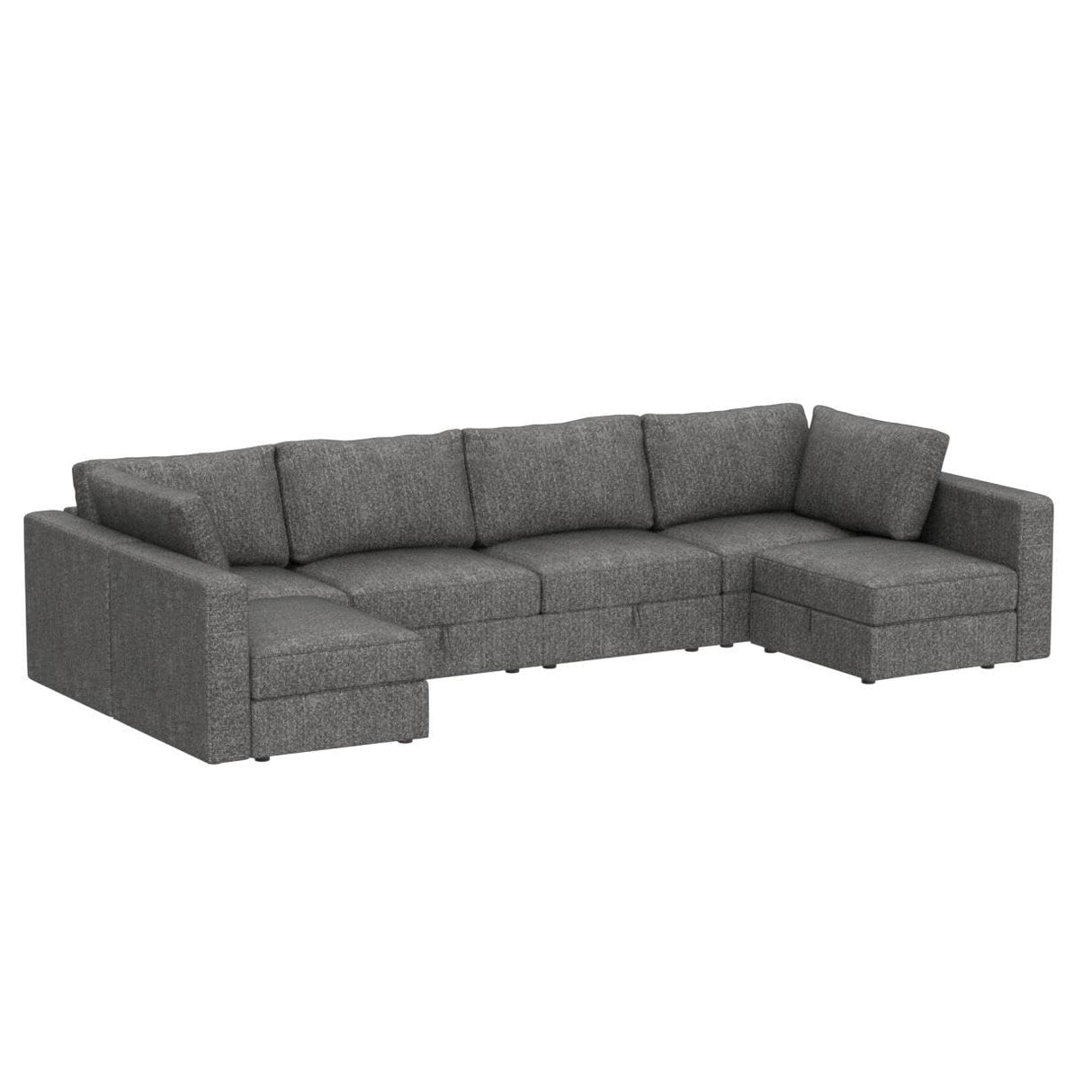Oversized Modular Sectional Sofa Reversible U Shaped Sectional Couch