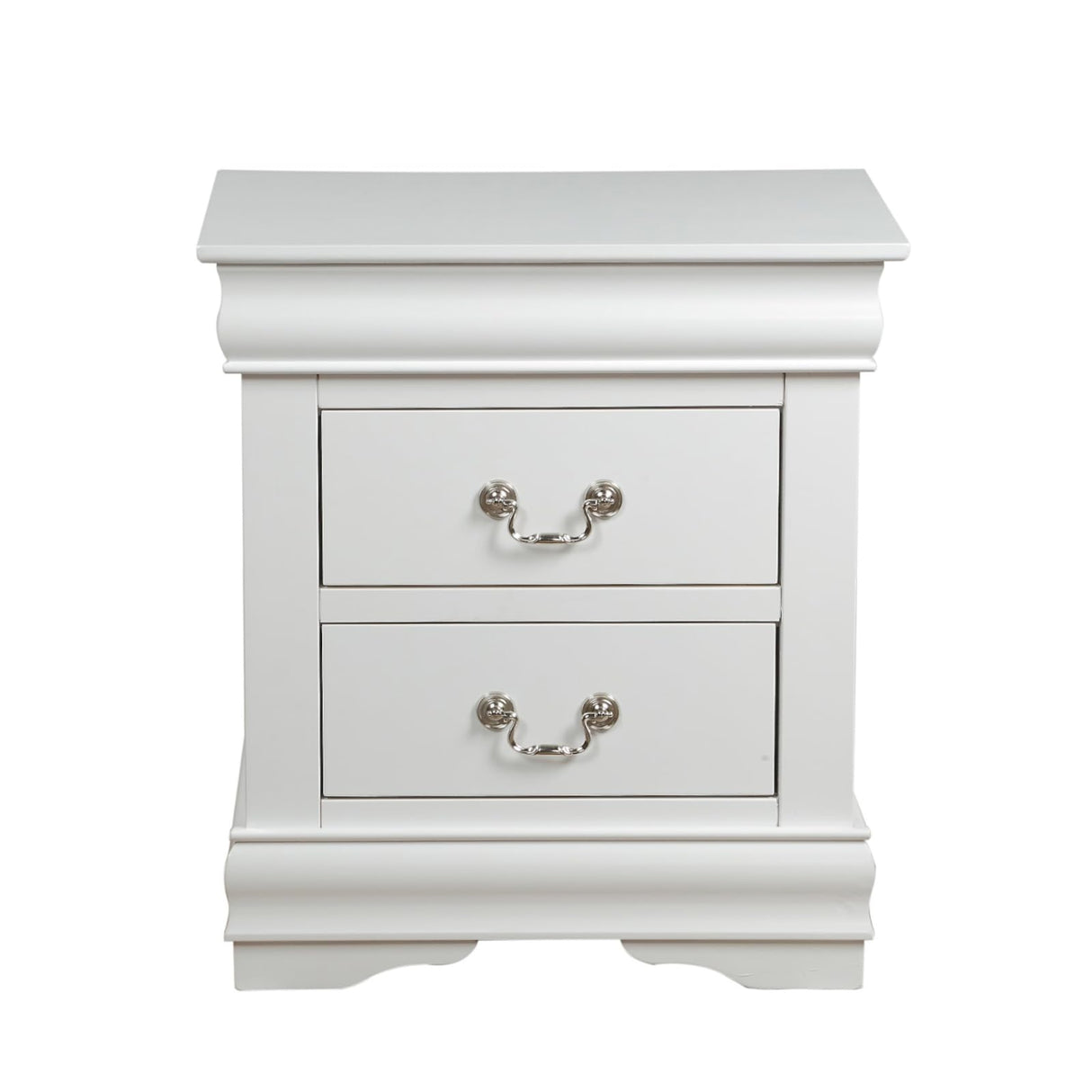 Louis Philippe Nightstand in White