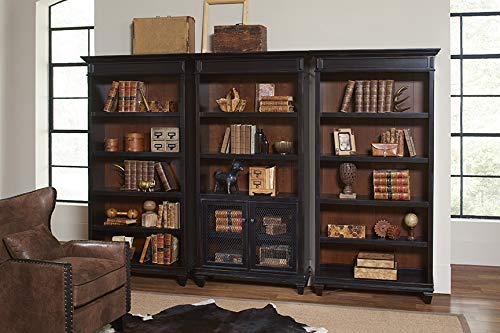 Hartford Open Wood Bookcase, Storage Cabinet, Office Shelves, Brown (IMHF4078)