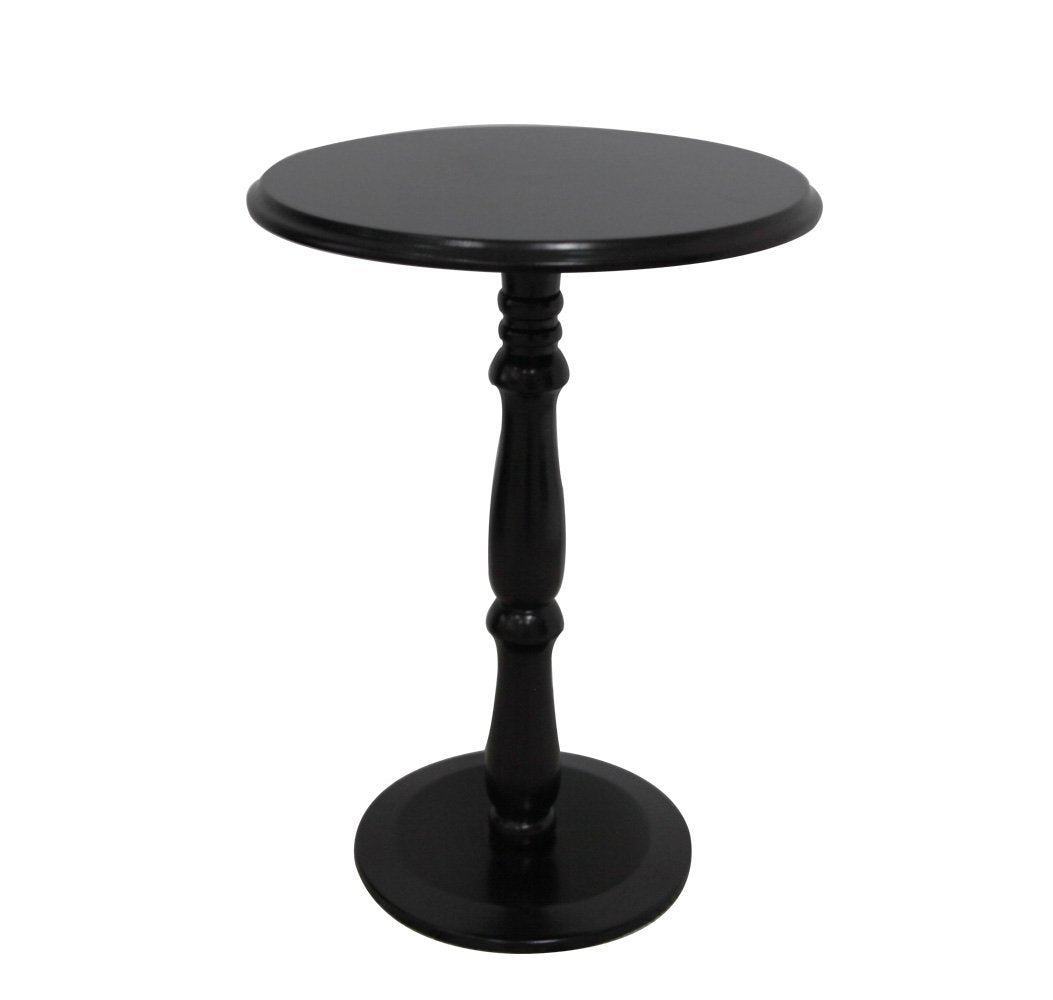 Espresso Finish Wood Plant Stand Accent Side End Table, Brown