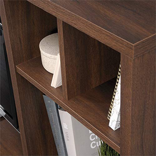 Mahogany L-Shaped Office Desk Set – 3 Piece Workstation with Hutch & Credenza