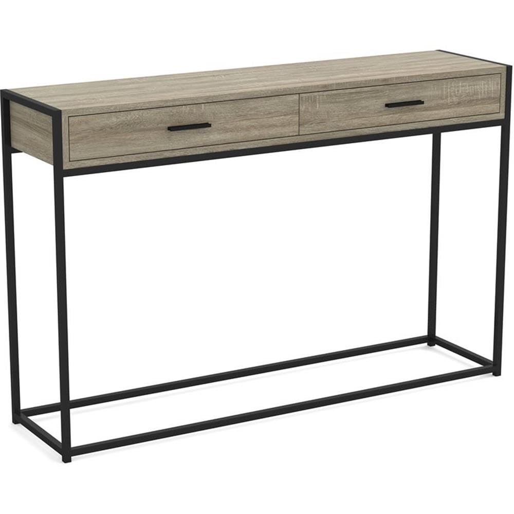 & Co. Entryway Console Sofa Couch Table/Accent Wall Table-48 Long/Dark Taupe